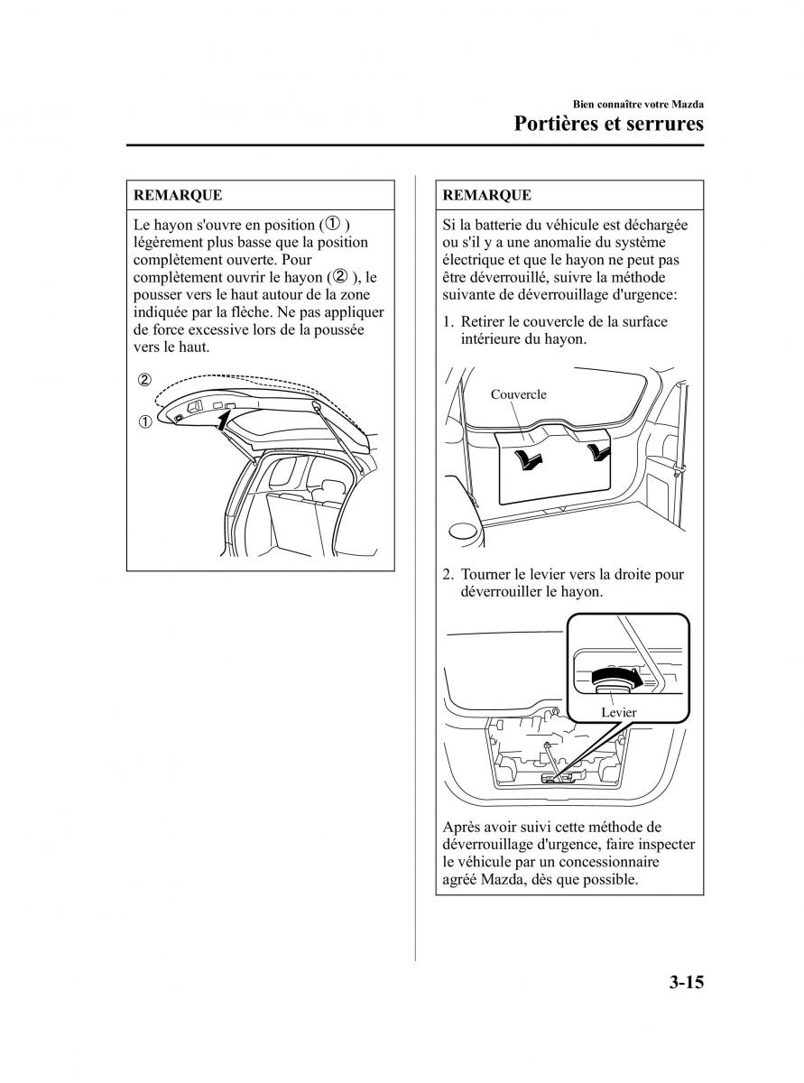 Mazda 5 I 1 manuel du proprietaire / page 91