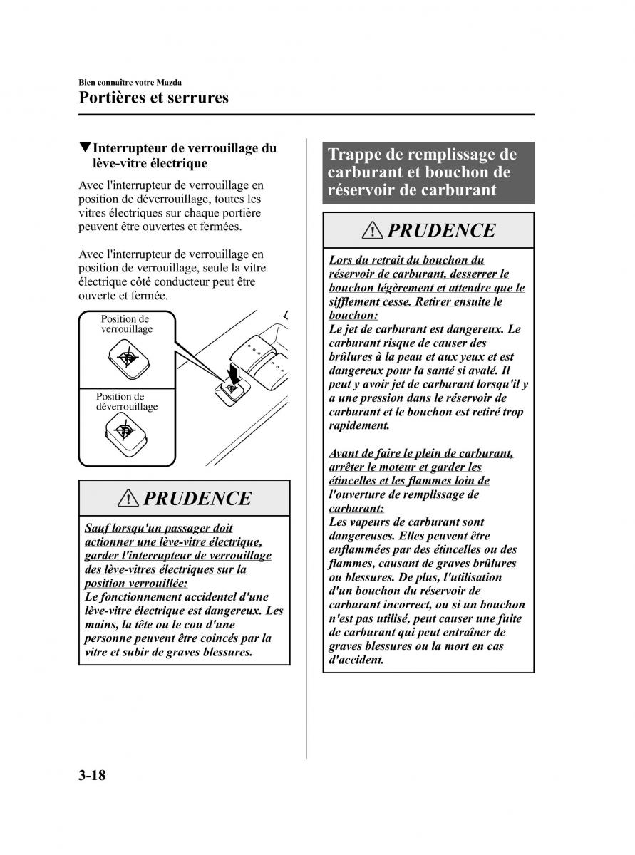 Mazda 5 I 1 manuel du proprietaire / page 94