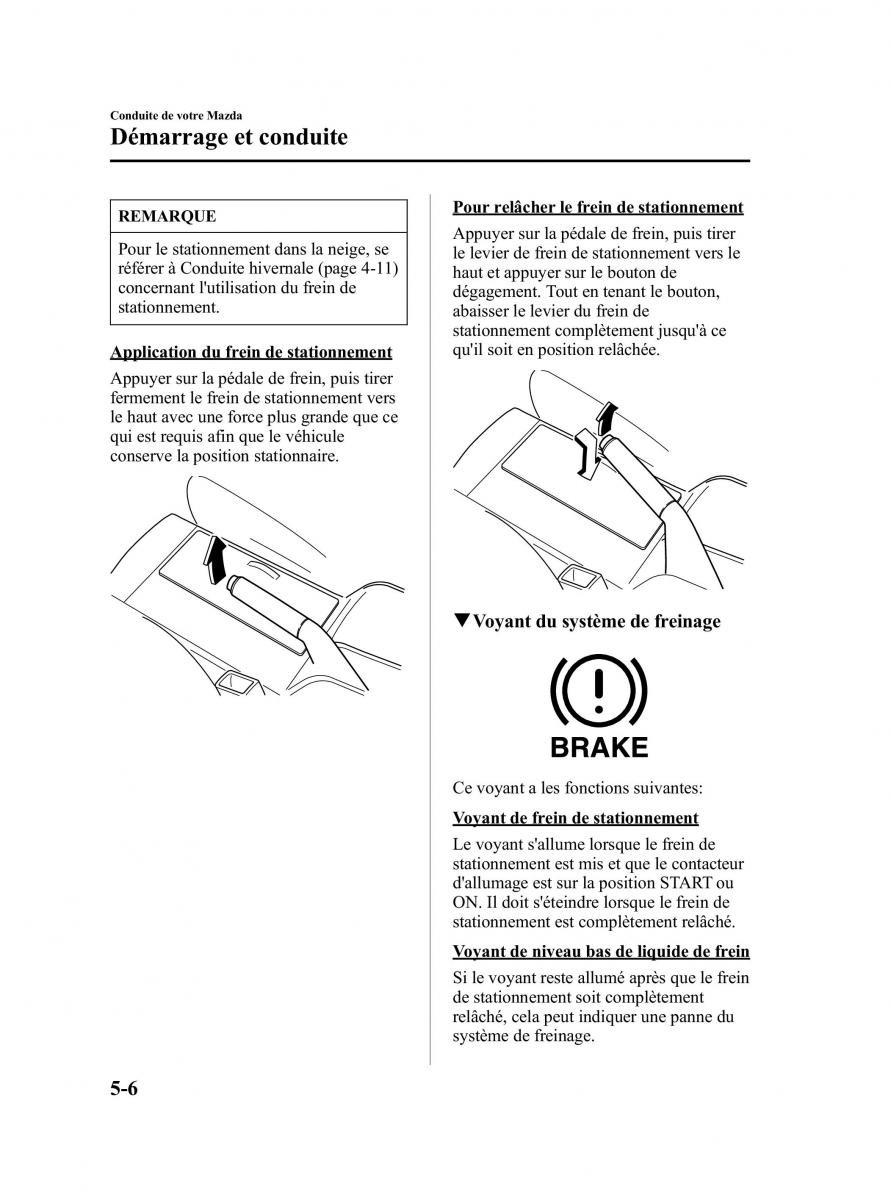 Mazda 5 I 1 manuel du proprietaire / page 128