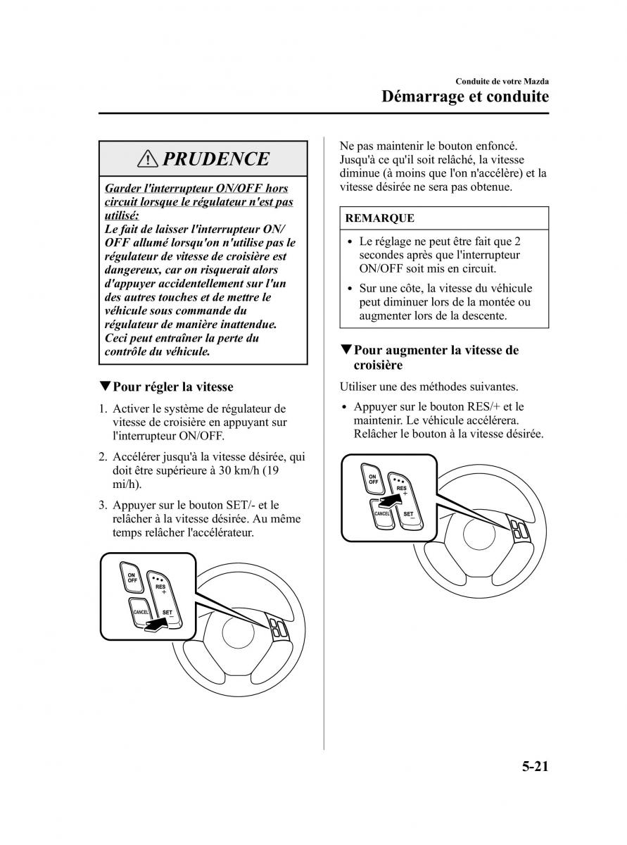 Mazda 5 I 1 manuel du proprietaire / page 143