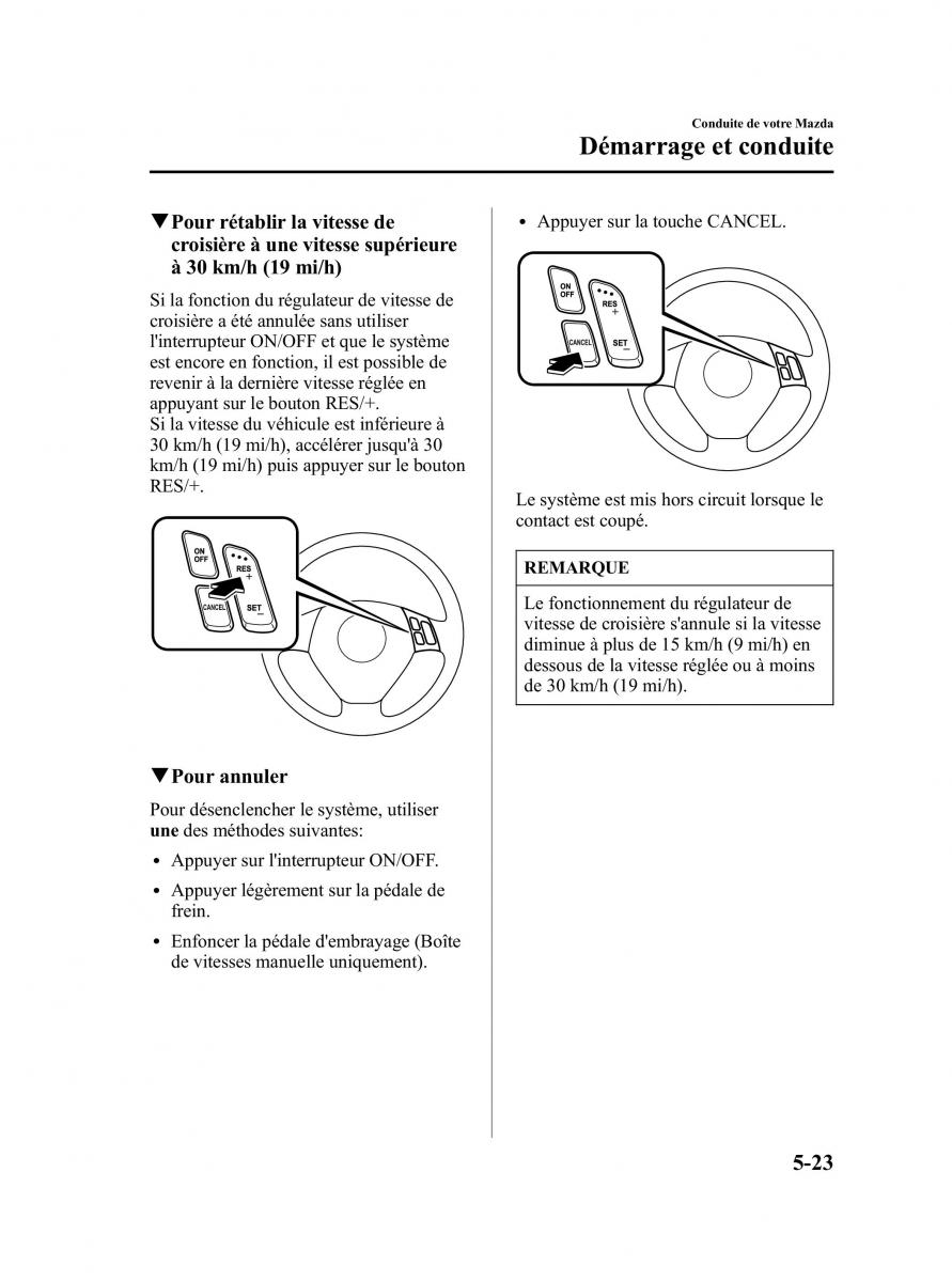 Mazda 5 I 1 manuel du proprietaire / page 145