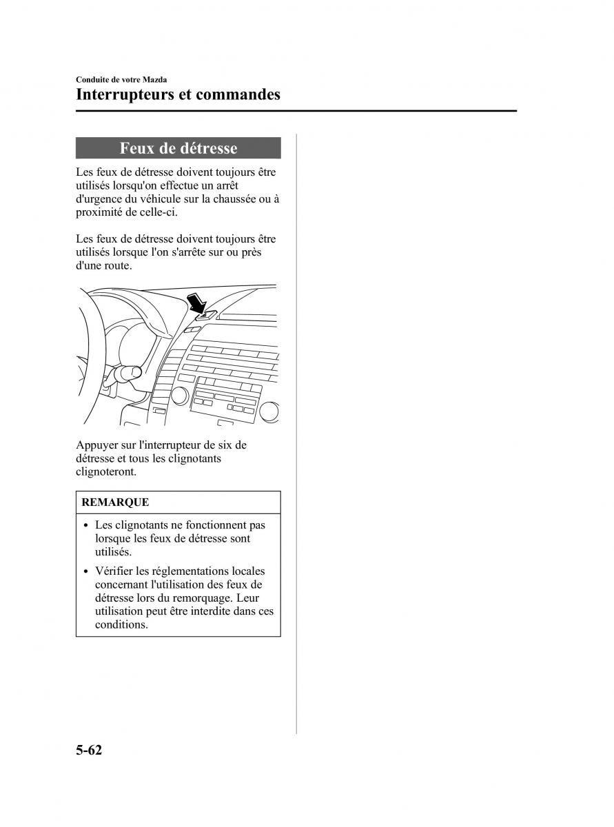 Mazda 5 I 1 manuel du proprietaire / page 184