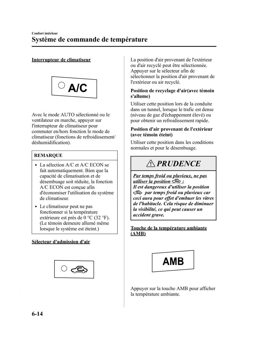 Mazda 5 I 1 manuel du proprietaire / page 198