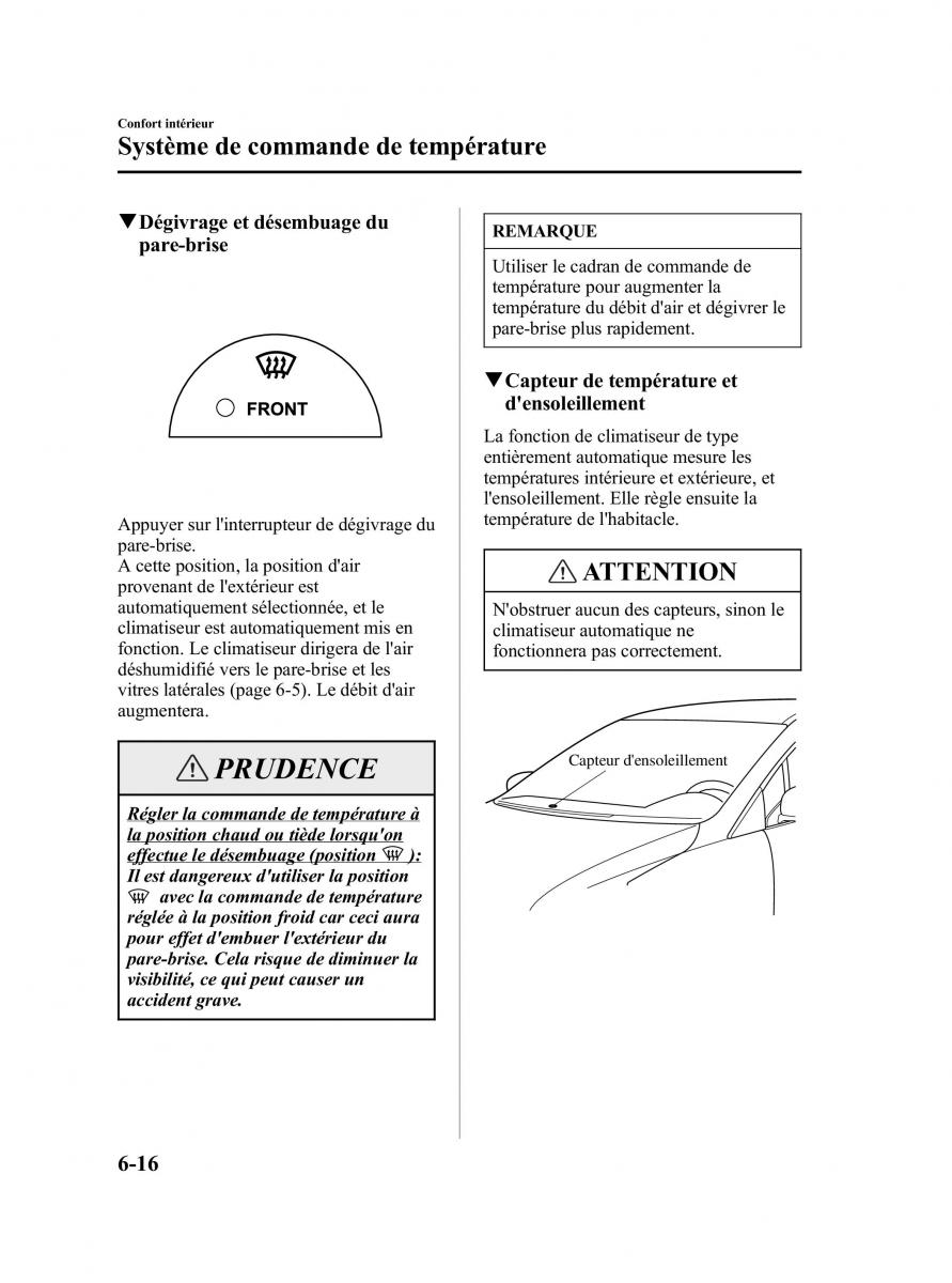 Mazda 5 I 1 manuel du proprietaire / page 200