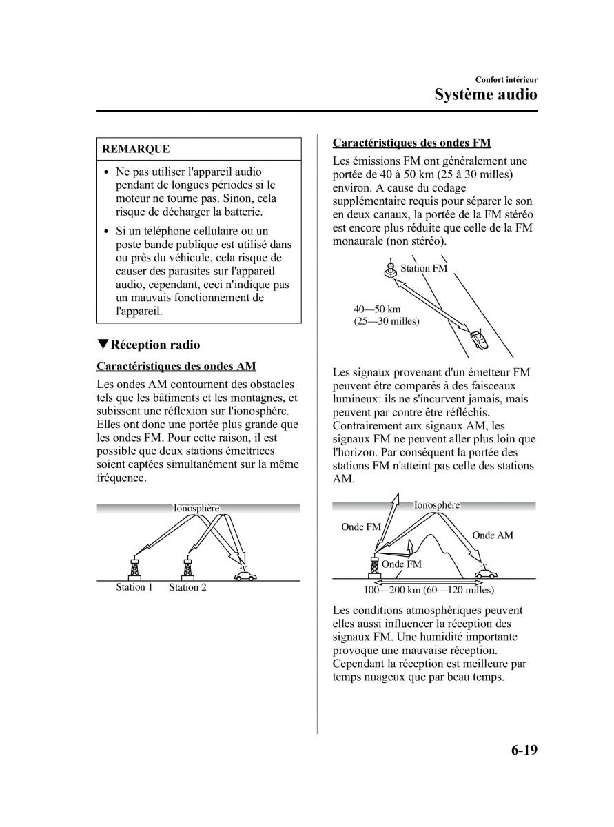 Mazda 5 I 1 manuel du proprietaire / page 203