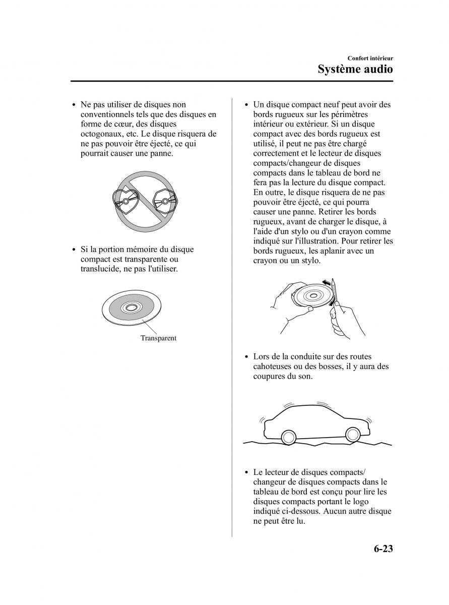 Mazda 5 I 1 manuel du proprietaire / page 207