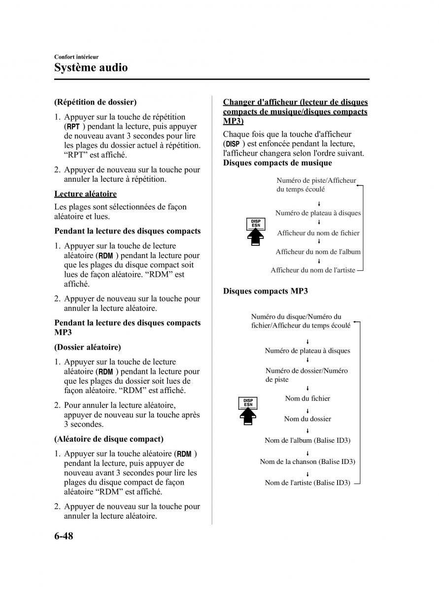 Mazda 5 I 1 manuel du proprietaire / page 232