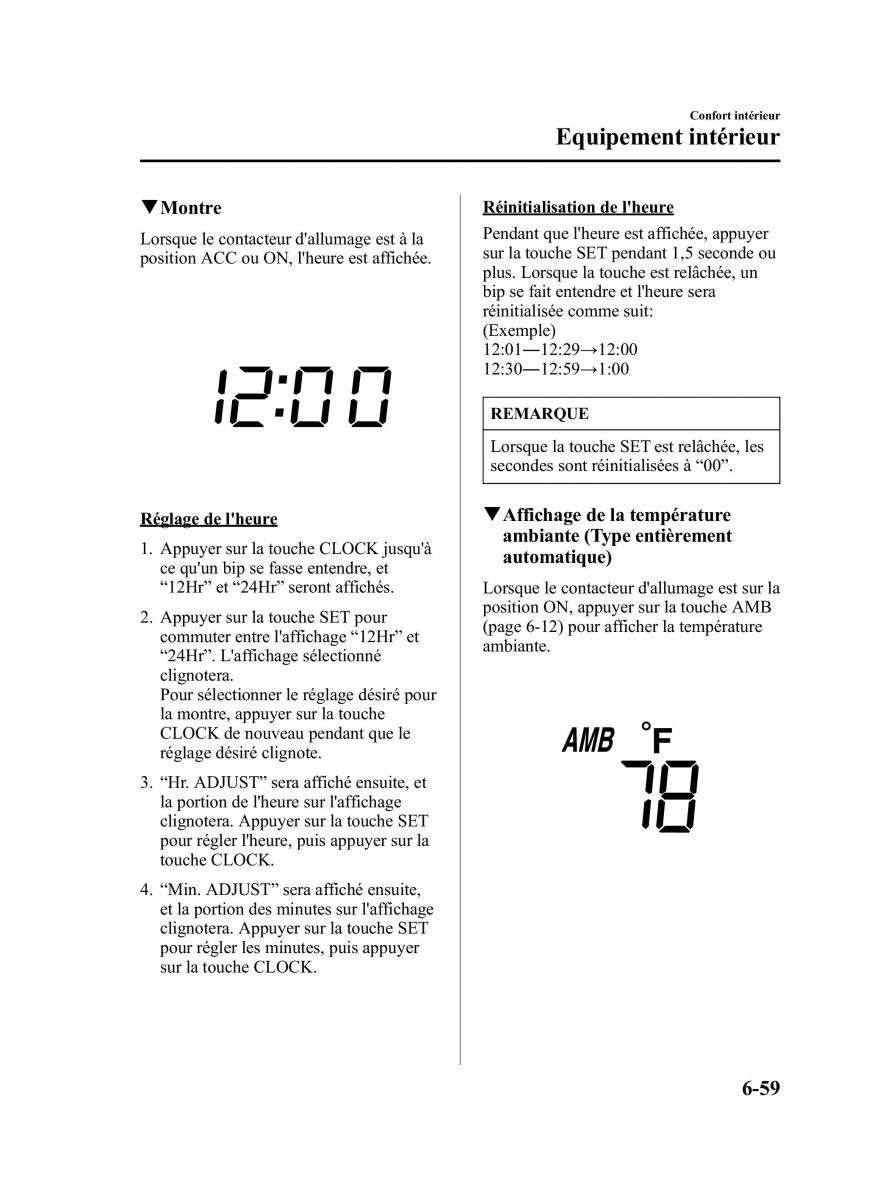 Mazda 5 I 1 manuel du proprietaire / page 243