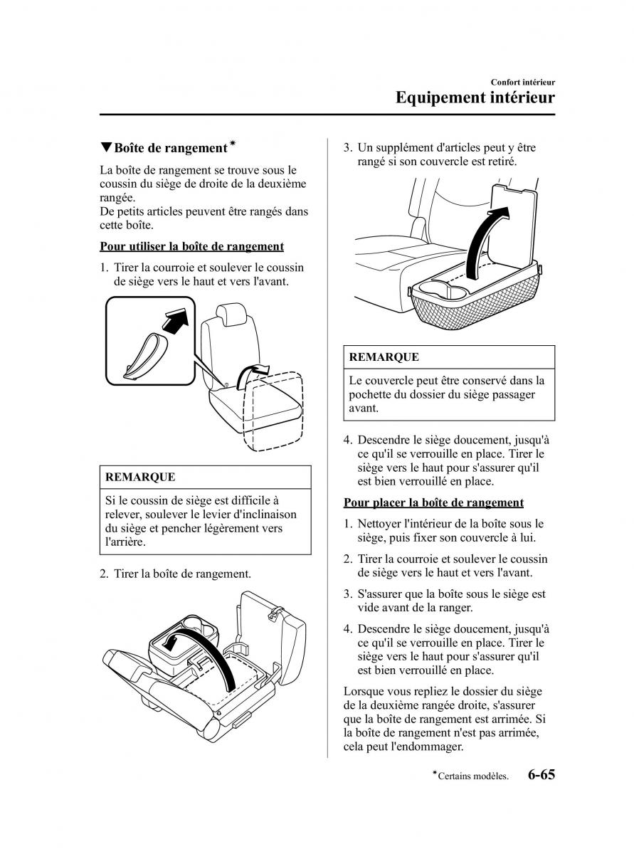 Mazda 5 I 1 manuel du proprietaire / page 249