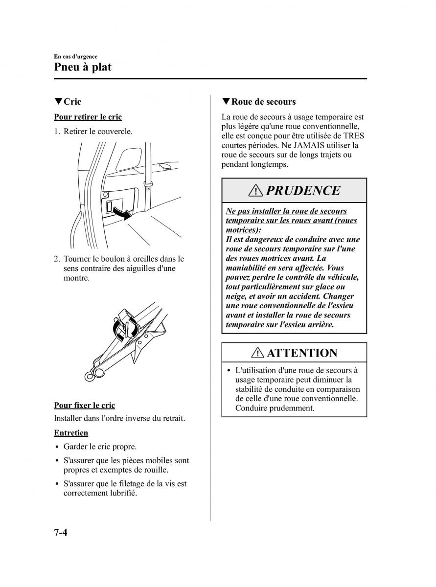 Mazda 5 I 1 manuel du proprietaire / page 256