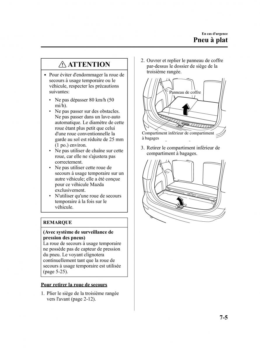 Mazda 5 I 1 manuel du proprietaire / page 257