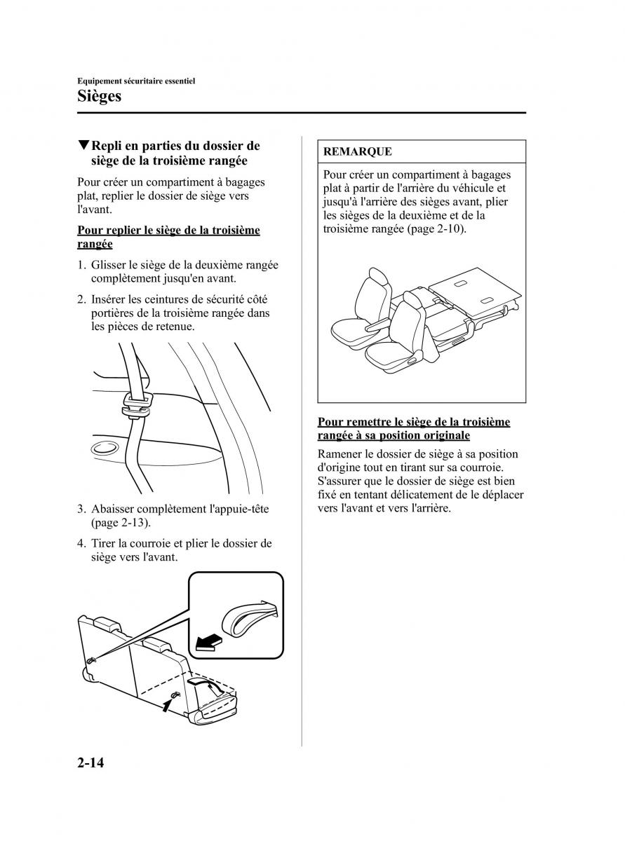 Mazda 5 I 1 manuel du proprietaire / page 26