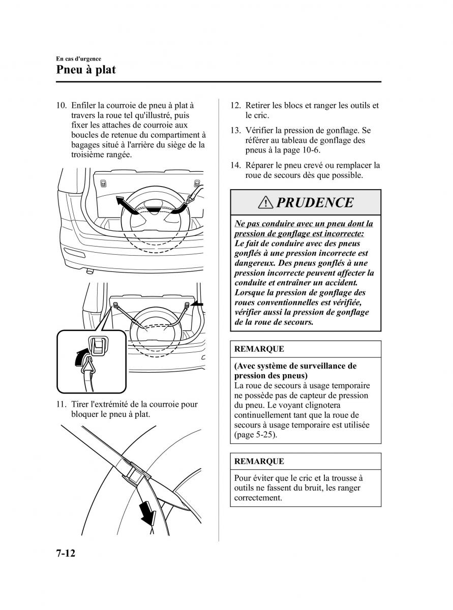 Mazda 5 I 1 manuel du proprietaire / page 264