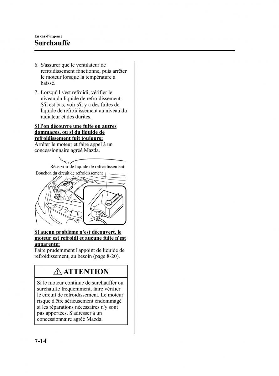 Mazda 5 I 1 manuel du proprietaire / page 266