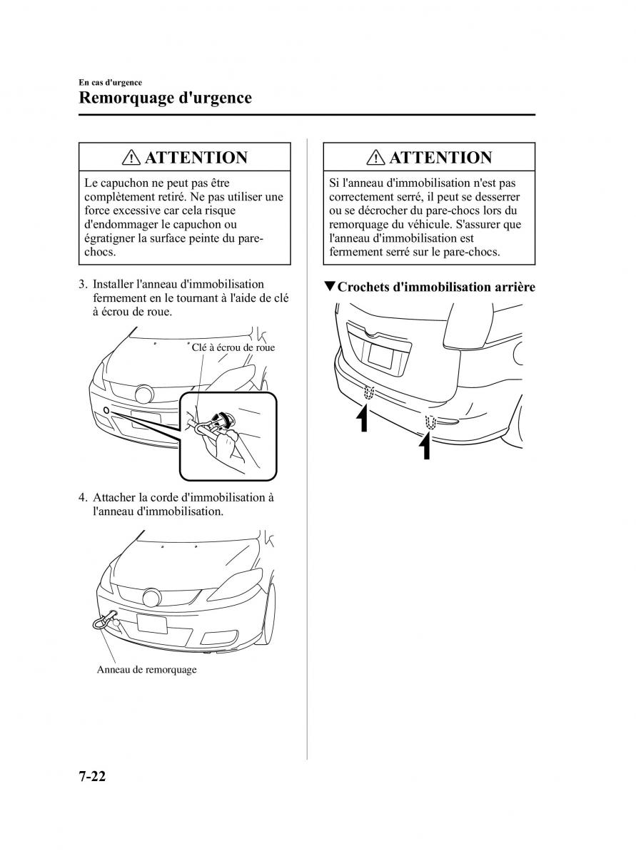 Mazda 5 I 1 manuel du proprietaire / page 274