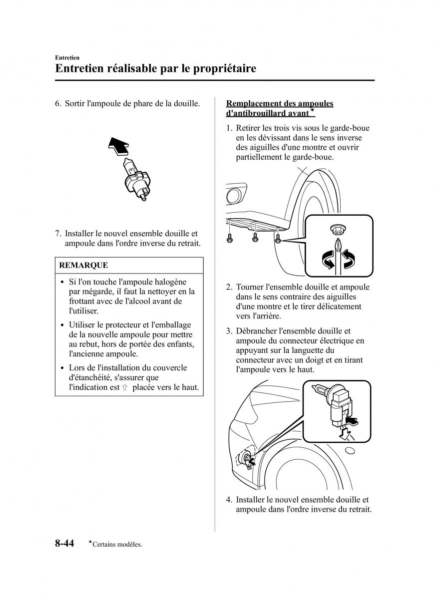 Mazda 5 I 1 manuel du proprietaire / page 320