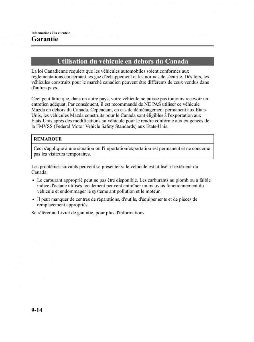 Mazda 5 I 1 manuel du proprietaire / page 352