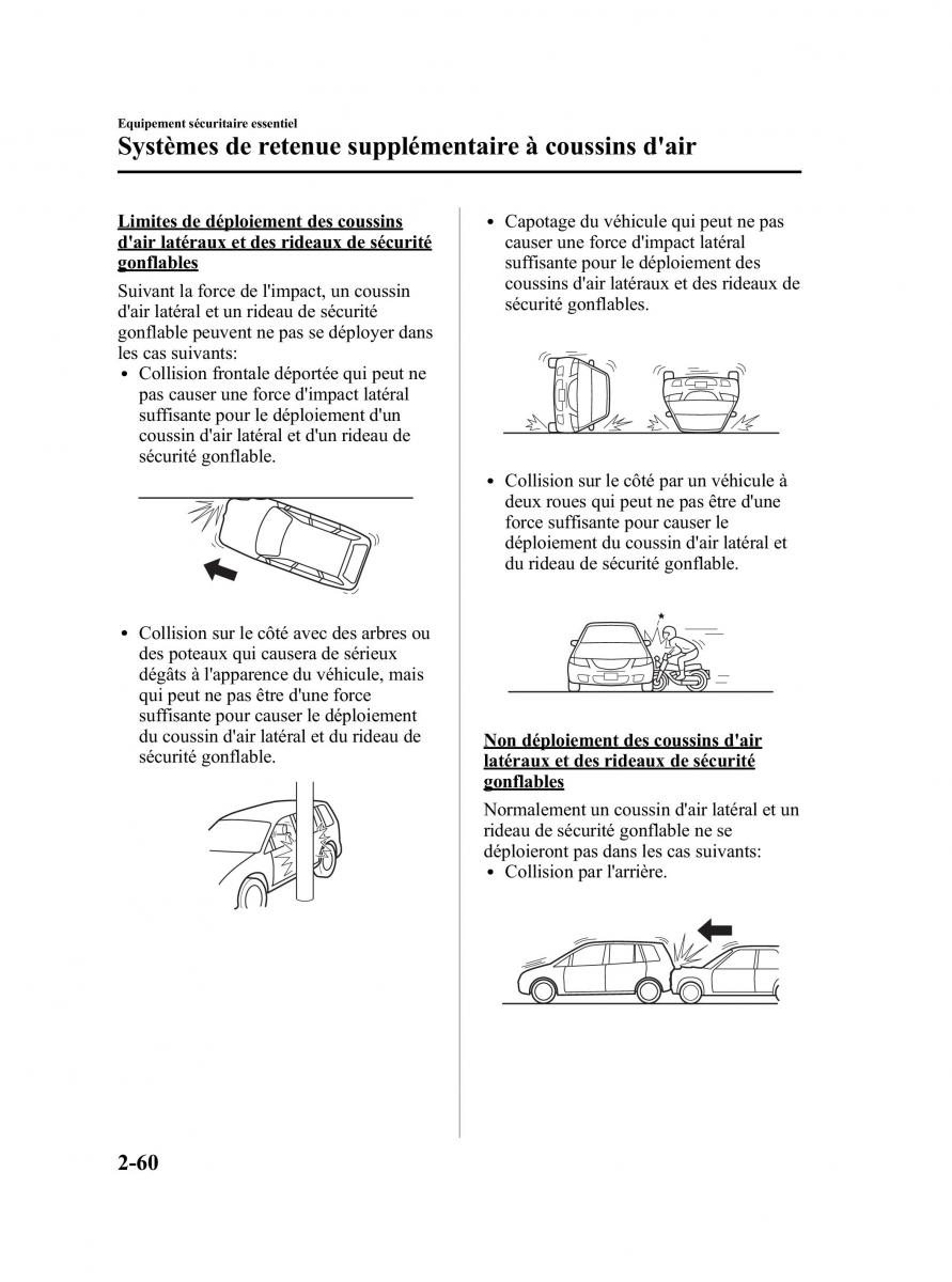 Mazda 5 II 2 manuel du proprietaire / page 70