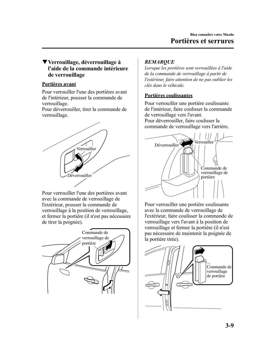 Mazda 5 II 2 manuel du proprietaire / page 83