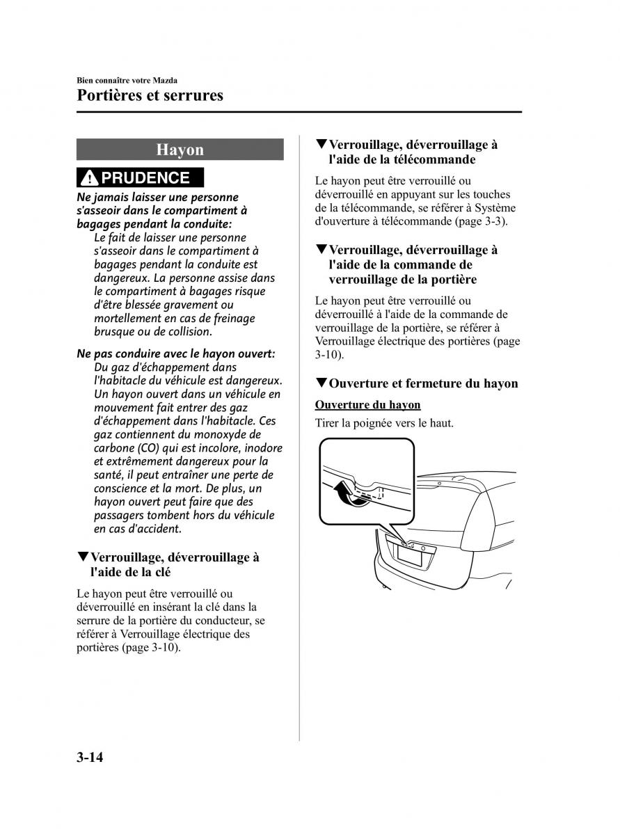 Mazda 5 II 2 manuel du proprietaire / page 88