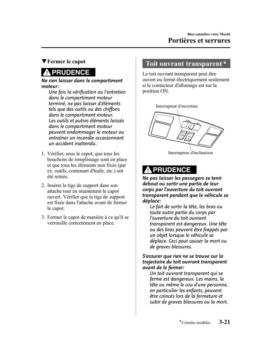 Mazda 5 II 2 manuel du proprietaire / page 95