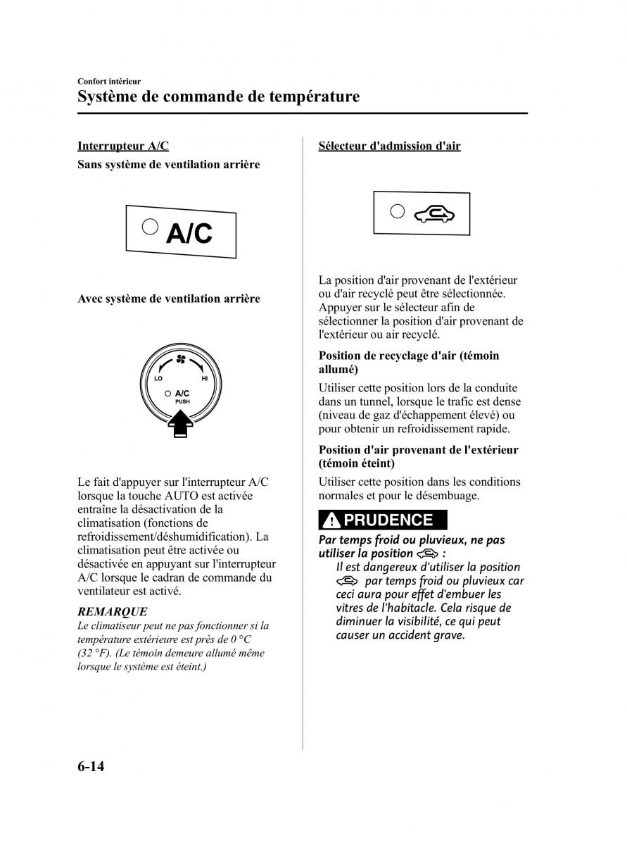 Mazda 5 II 2 manuel du proprietaire / page 200