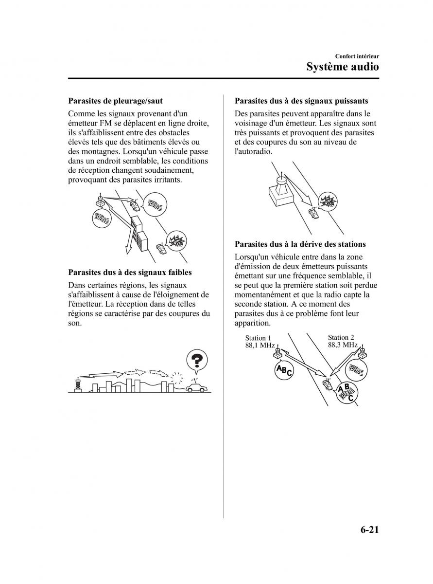 Mazda 5 II 2 manuel du proprietaire / page 207