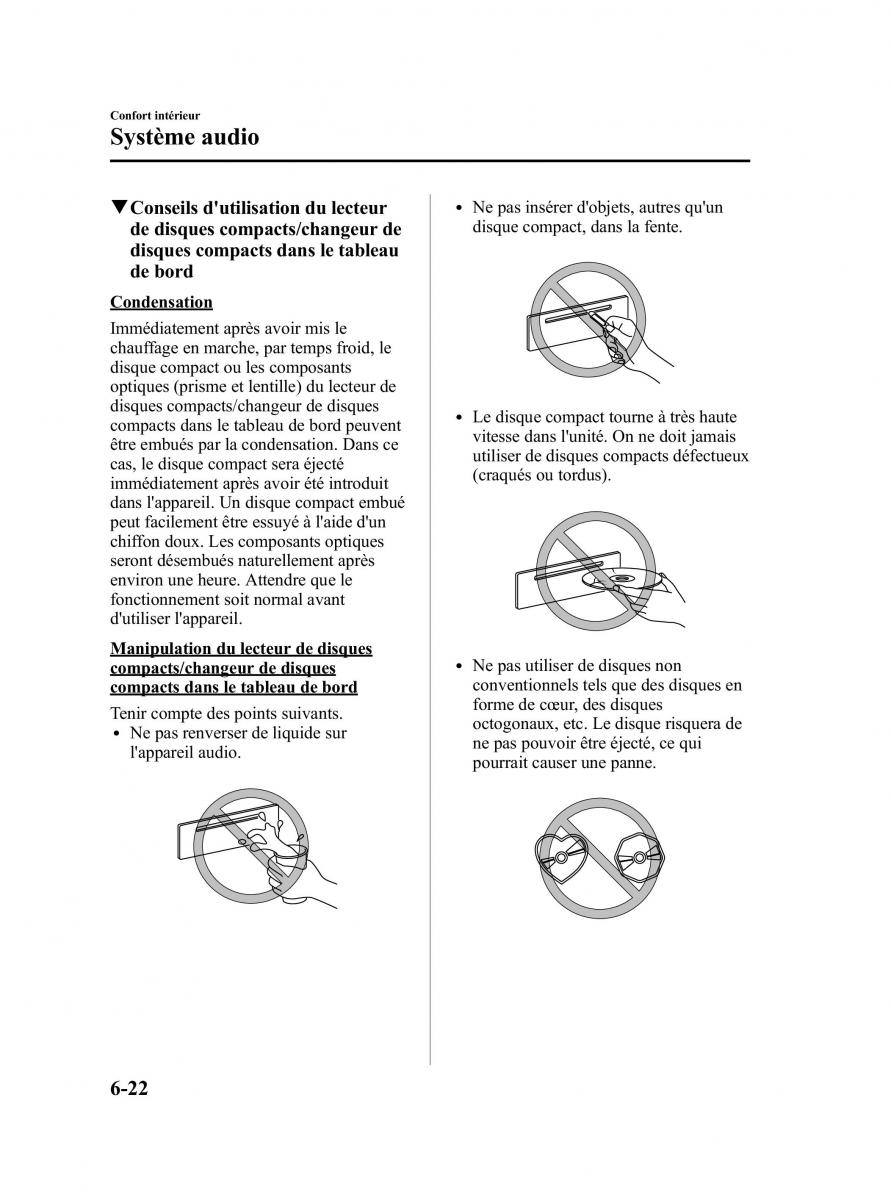 Mazda 5 II 2 manuel du proprietaire / page 208