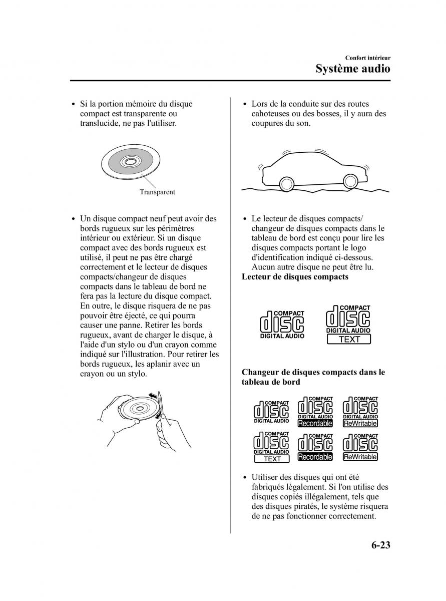 Mazda 5 II 2 manuel du proprietaire / page 209