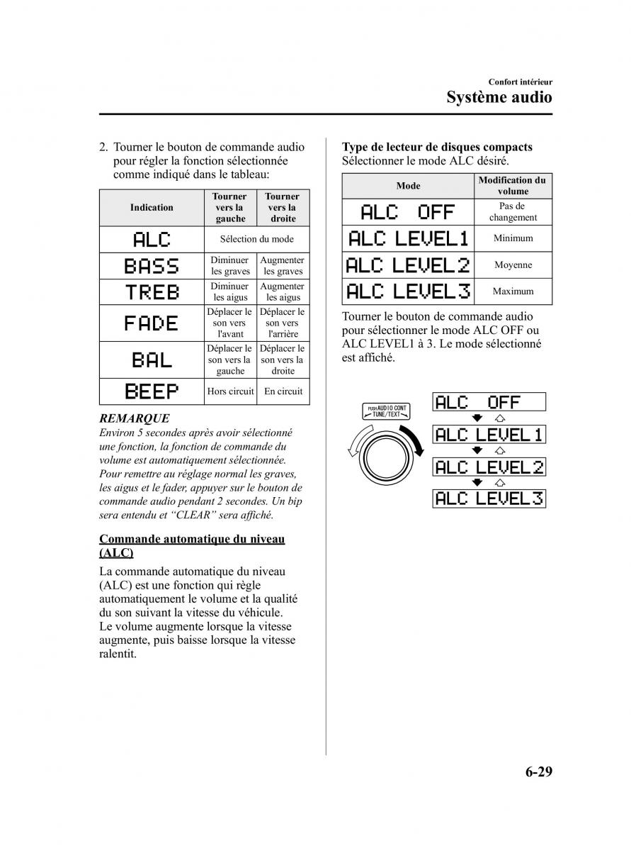 Mazda 5 II 2 manuel du proprietaire / page 215