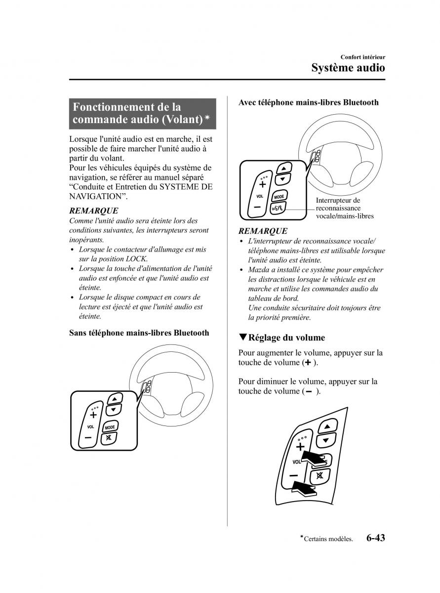 Mazda 5 II 2 manuel du proprietaire / page 229