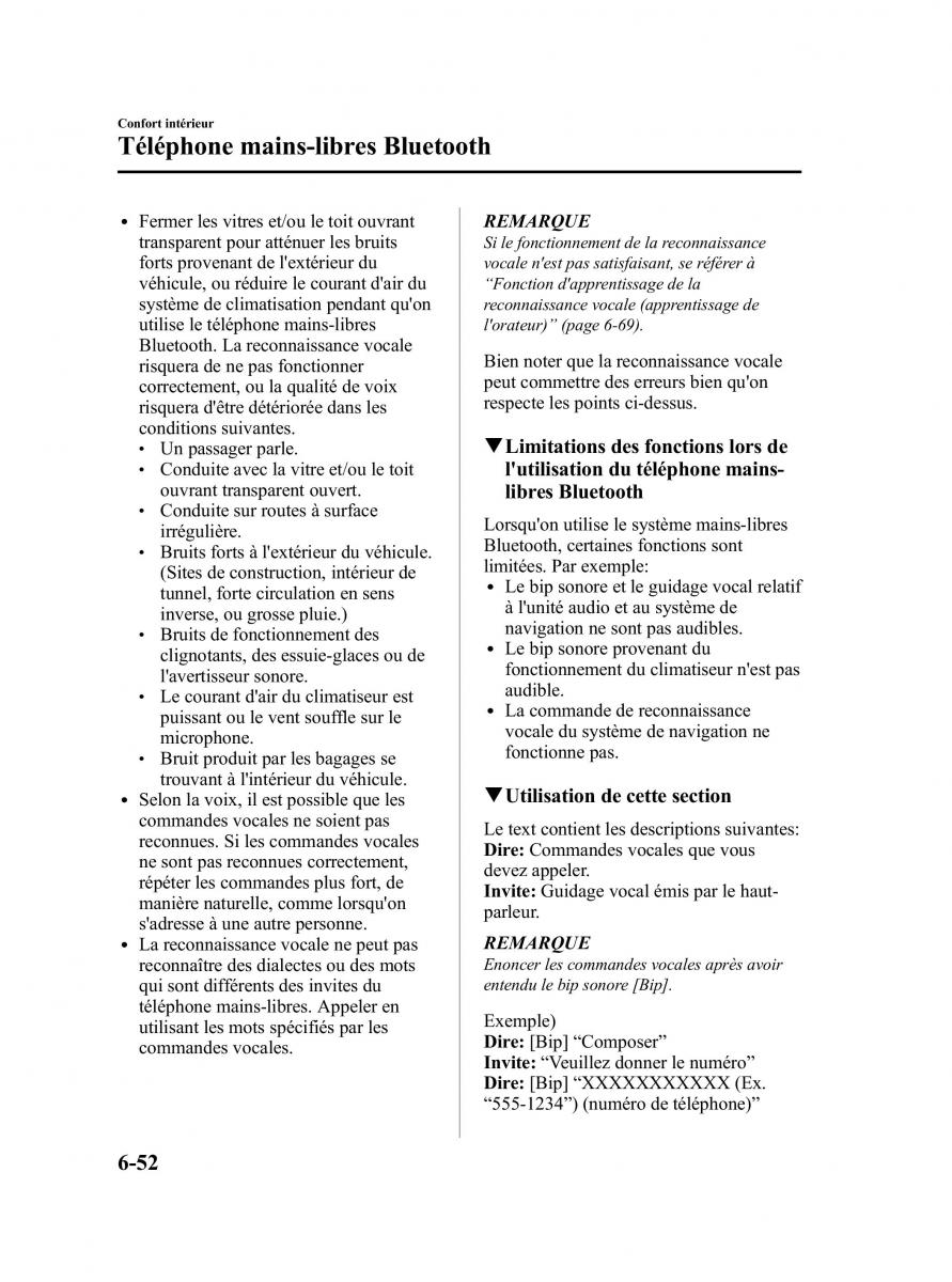 Mazda 5 II 2 manuel du proprietaire / page 238