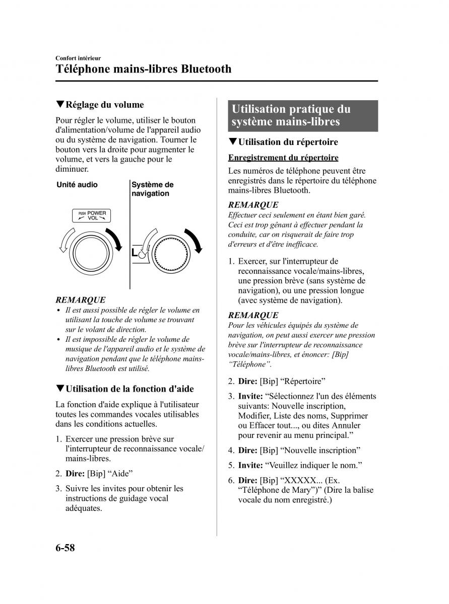 Mazda 5 II 2 manuel du proprietaire / page 244