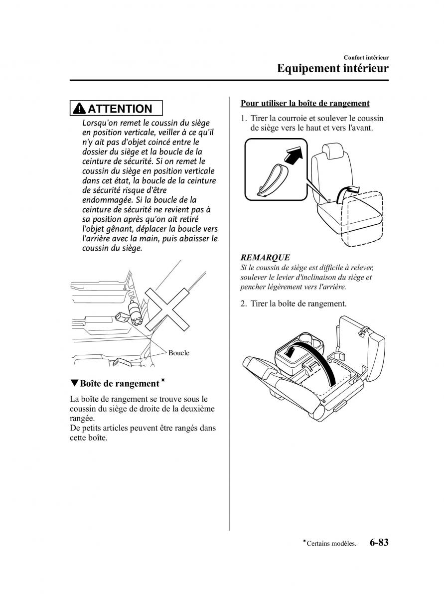 Mazda 5 II 2 manuel du proprietaire / page 269