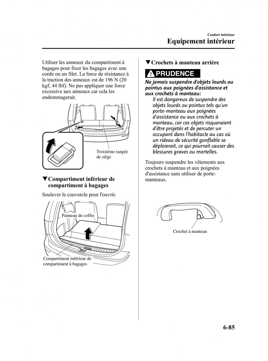 Mazda 5 II 2 manuel du proprietaire / page 271