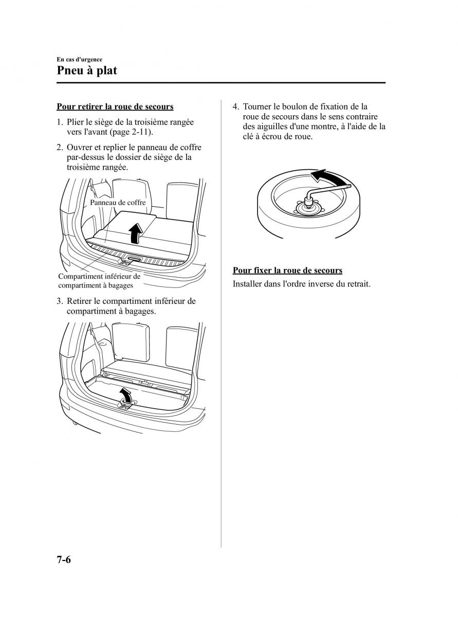 Mazda 5 II 2 manuel du proprietaire / page 280