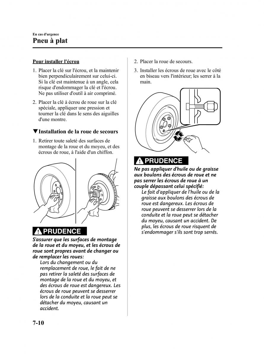 Mazda 5 II 2 manuel du proprietaire / page 284