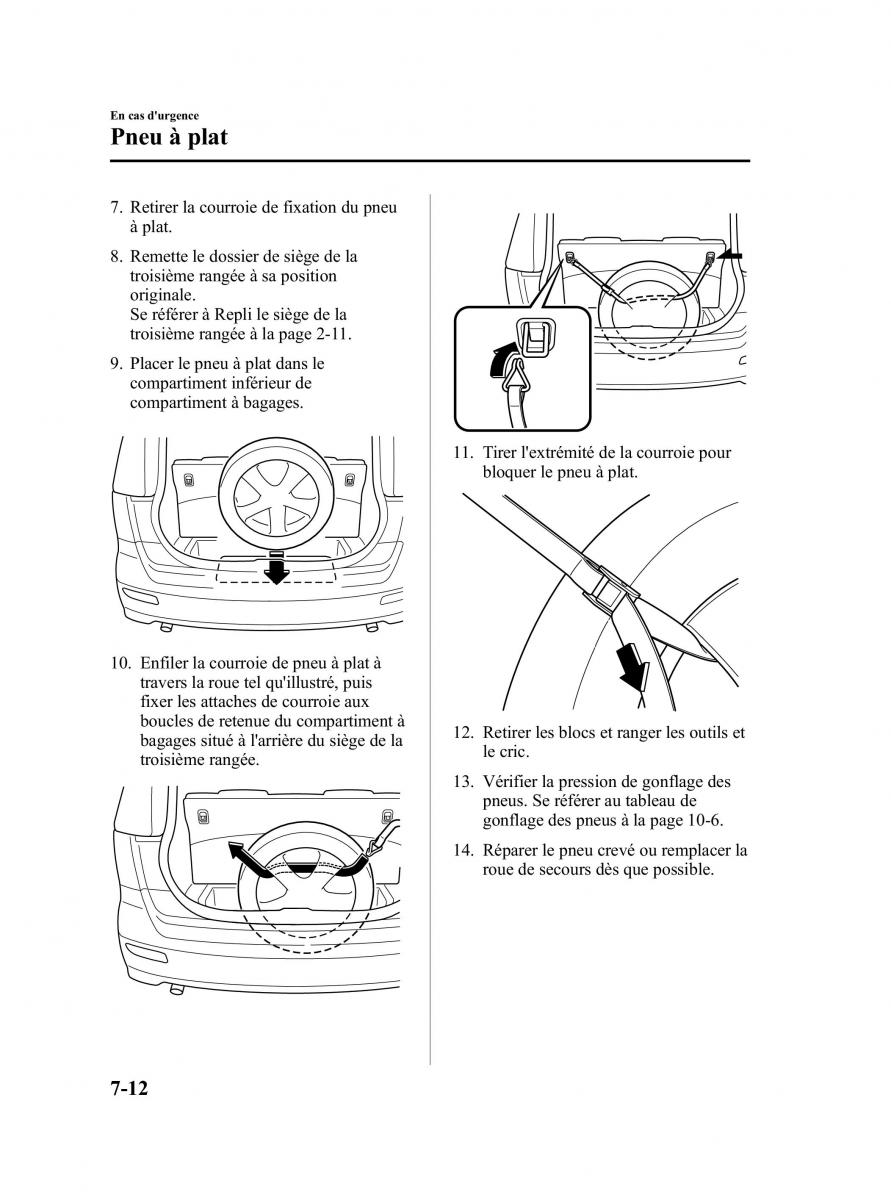 Mazda 5 II 2 manuel du proprietaire / page 286