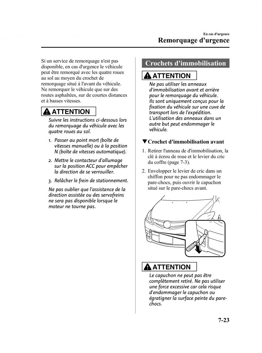 Mazda 5 II 2 manuel du proprietaire / page 297