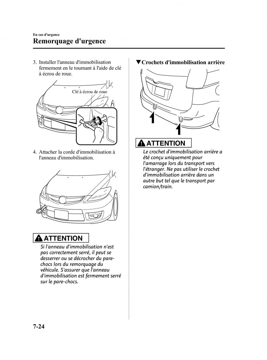 Mazda 5 II 2 manuel du proprietaire / page 298