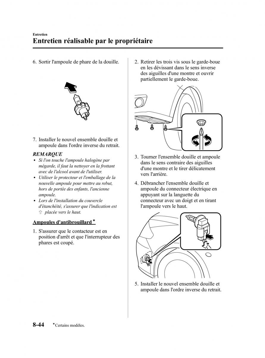 Mazda 5 II 2 manuel du proprietaire / page 344