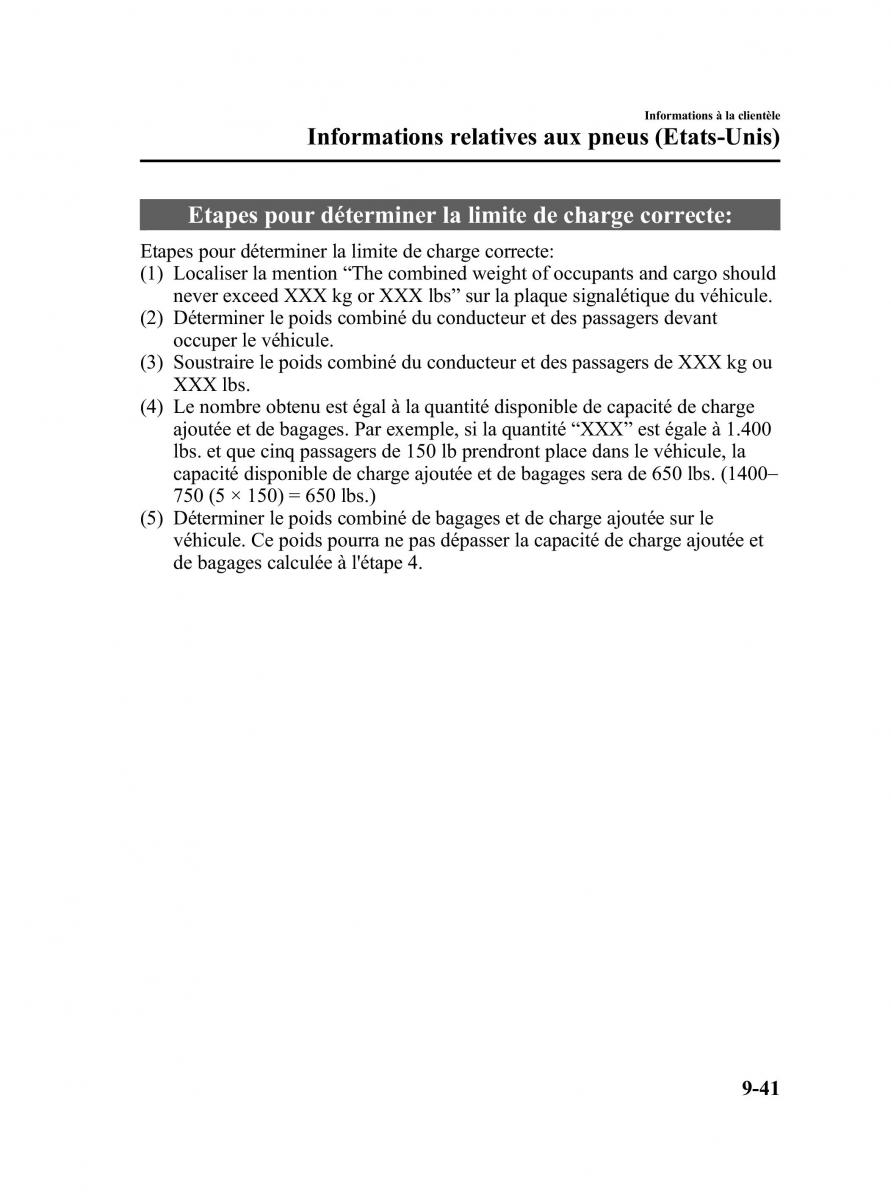 Mazda 5 II 2 manuel du proprietaire / page 403