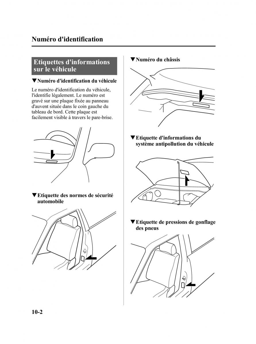 Mazda 5 II 2 manuel du proprietaire / page 410