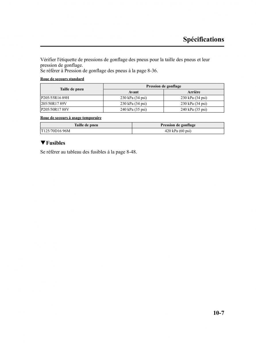 Mazda 5 II 2 manuel du proprietaire / page 415