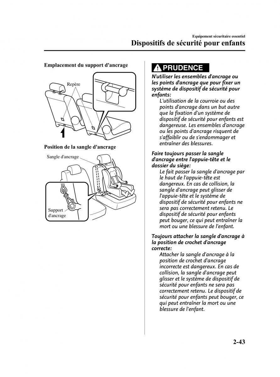 Mazda 5 II 2 manuel du proprietaire / page 53