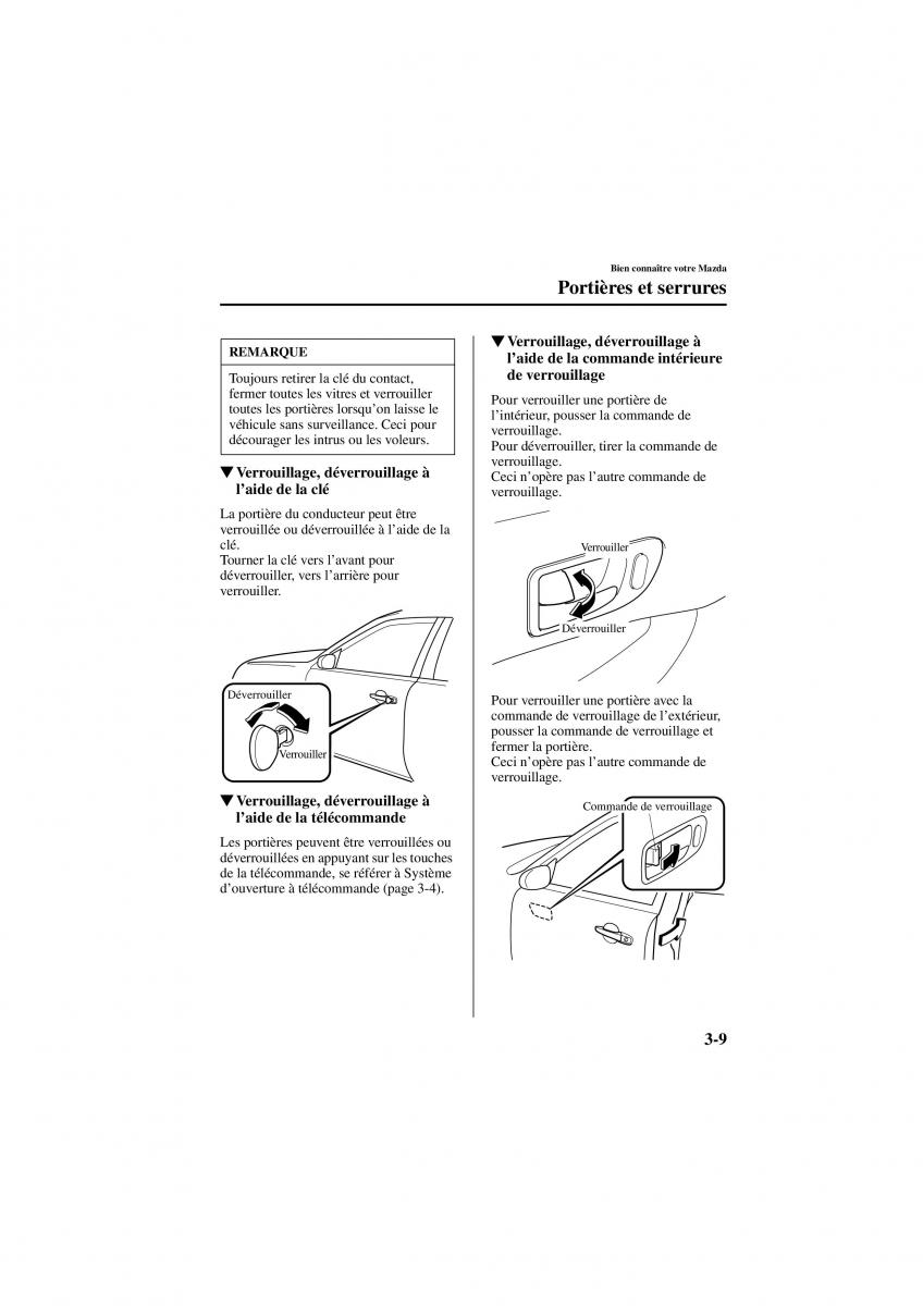 Mazda 6 I 1 manuel du proprietaire / page 77