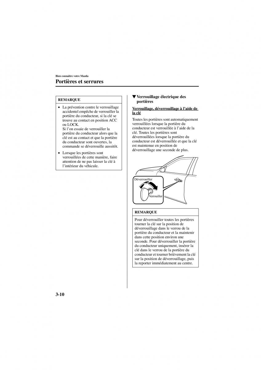 Mazda 6 I 1 manuel du proprietaire / page 78