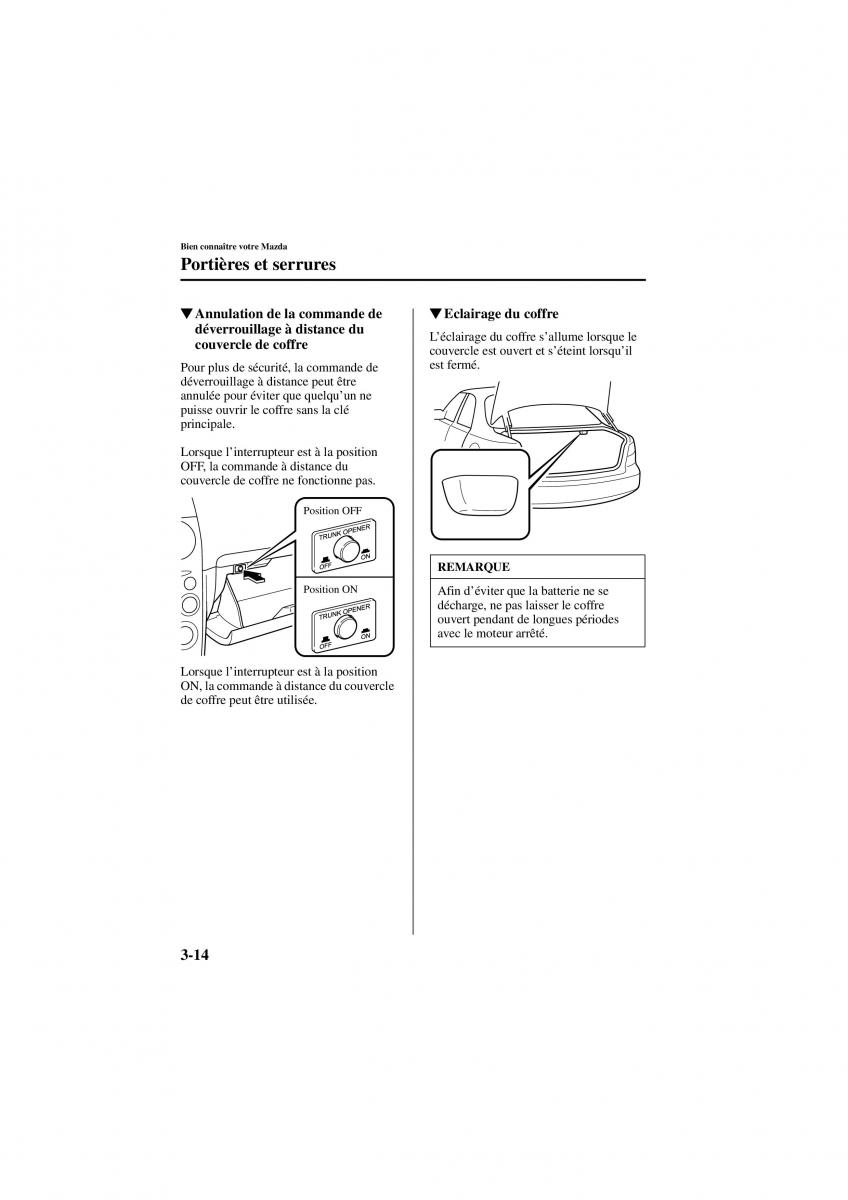 Mazda 6 I 1 manuel du proprietaire / page 82