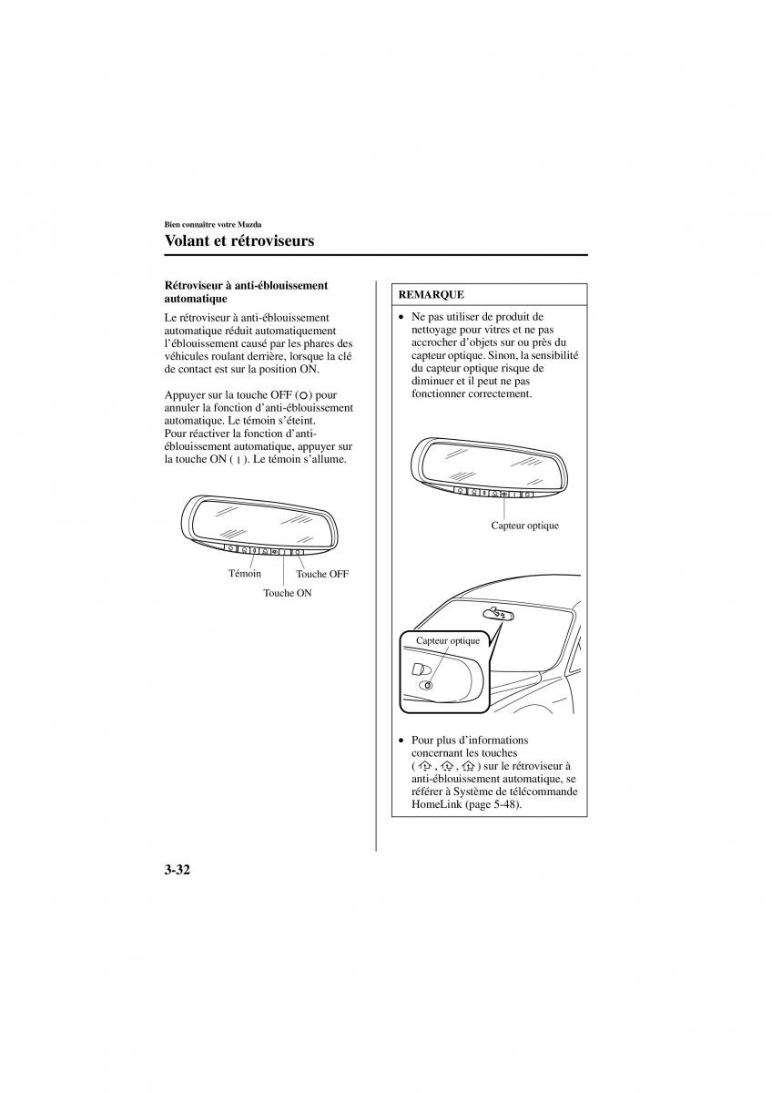 Mazda 6 I 1 manuel du proprietaire / page 100