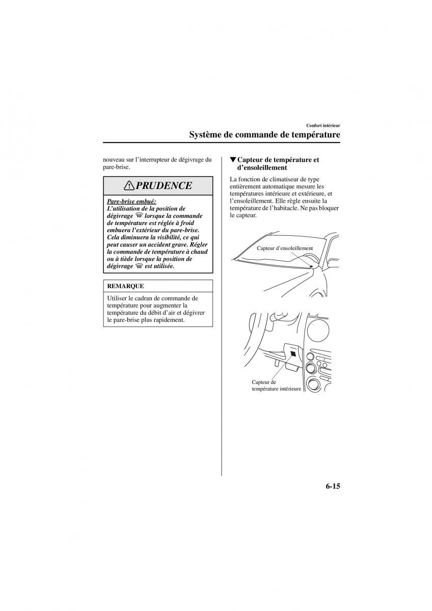 Mazda 6 I 1 manuel du proprietaire / page 177